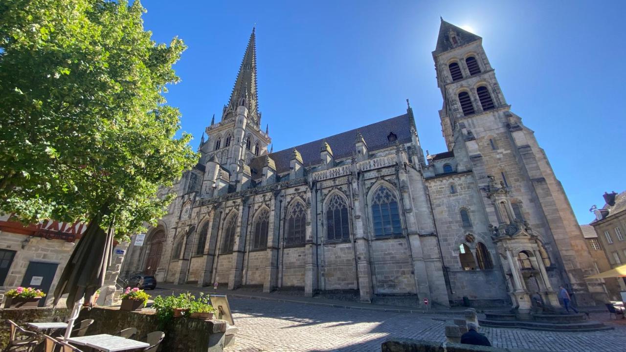 Studio, Appartement 4-7 pers et Suite détente avec Spa Quartier Cathédrale Autun Exterior foto